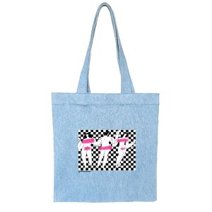 Cotten Totebag Blue Jean 8 | هیدورا